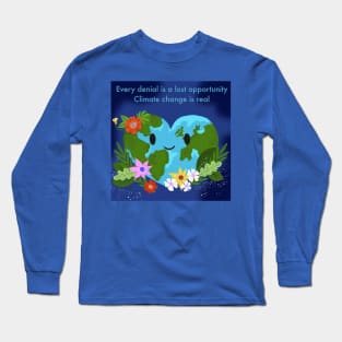 Earth Day Design Long Sleeve T-Shirt